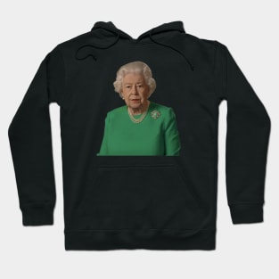 Queen Elizabeth Green screen Dress Hoodie